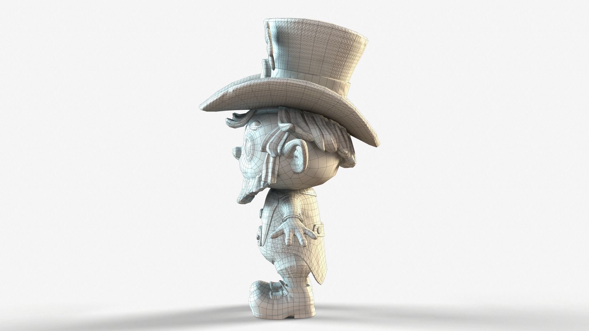Leprechaun Low-poly 3D model_54