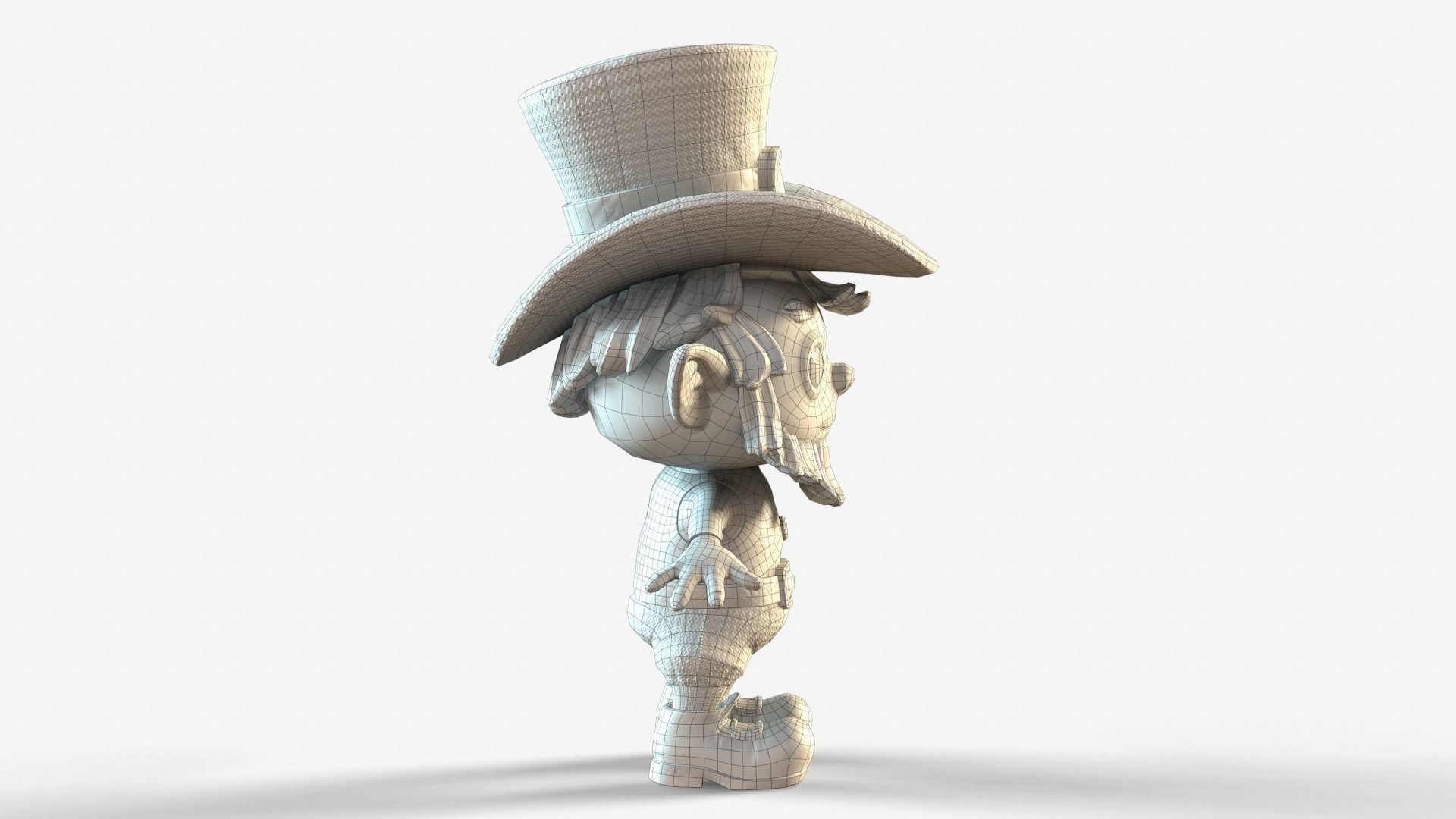 Leprechaun Low-poly 3D model_47