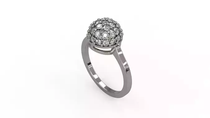 Woman Solitaire Wedding Ring 163