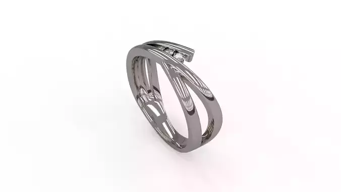 Woman Wedding Band Ring 164