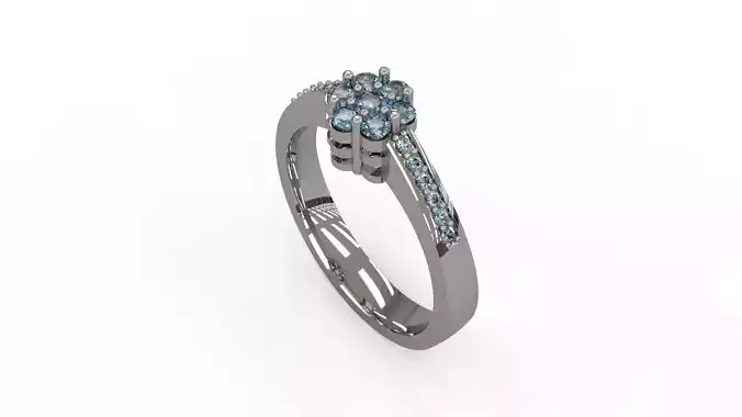 Woman Solitaire Ring 168