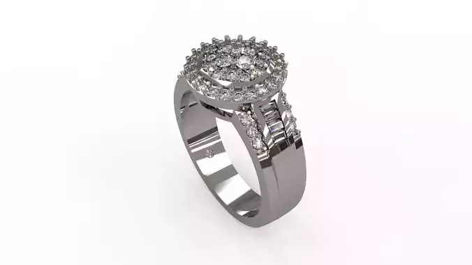 Woman Solitaire Ring 170