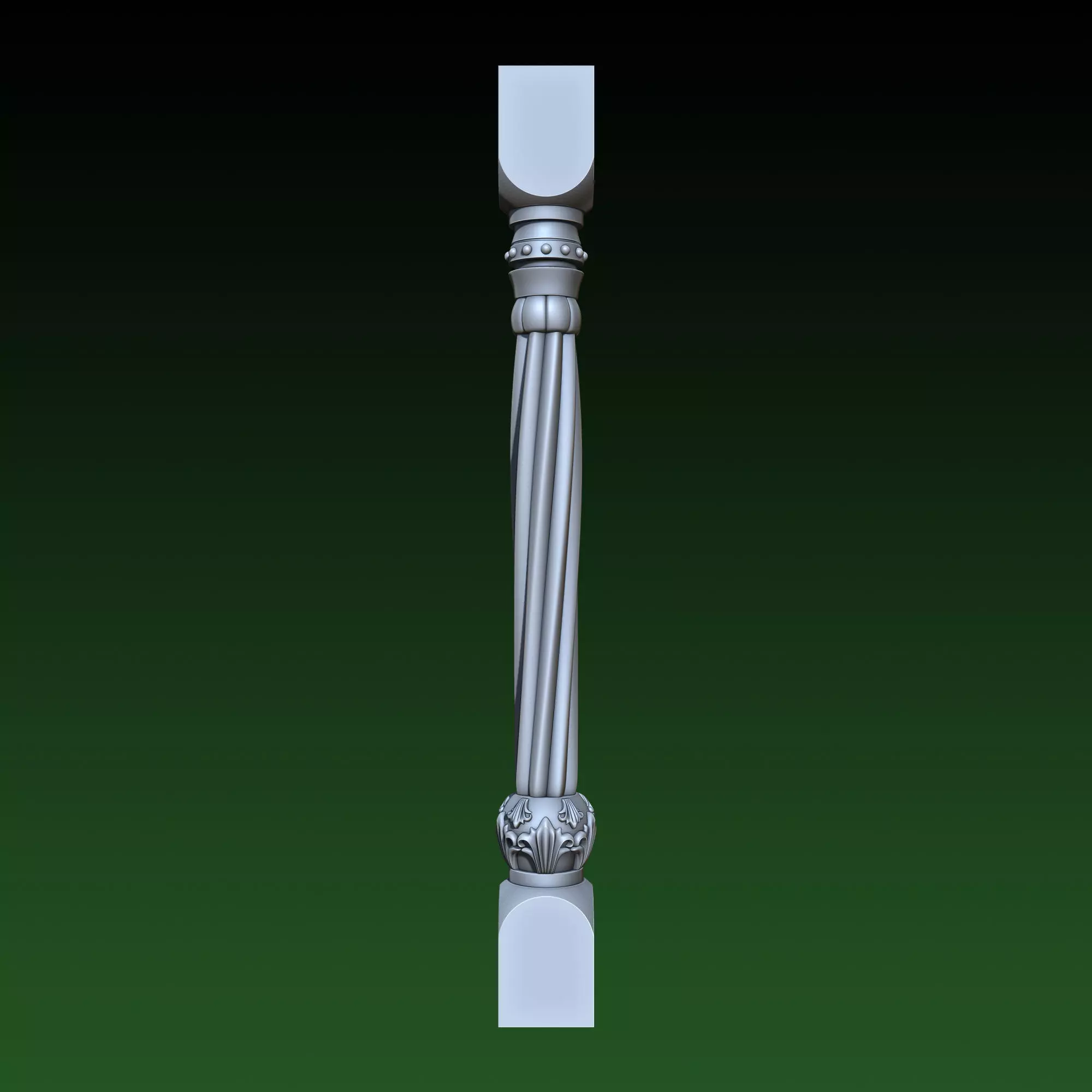 Banister Ardana 3D print model_0