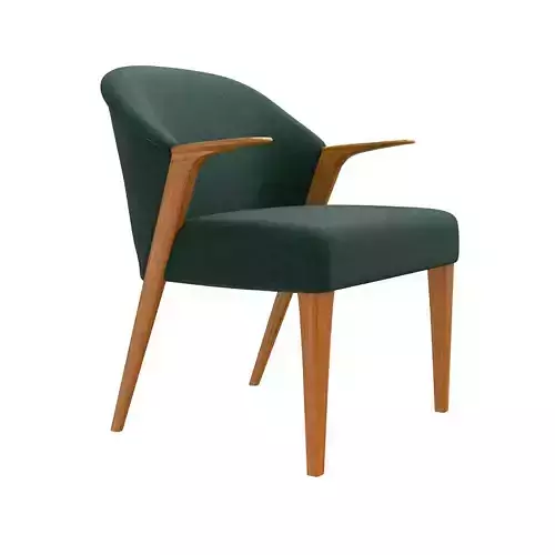 Dark Green Armchair from Larsen  Son 1950s
