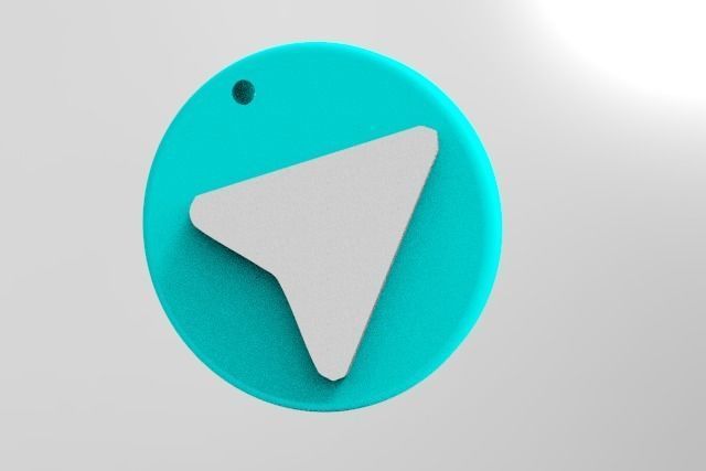 twitter youtube  telegram and whats up logo 3D print model_2