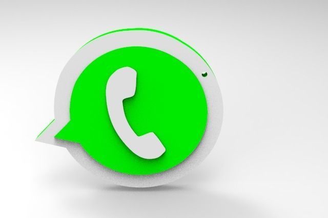 twitter youtube  telegram and whats up logo 3D print model_1