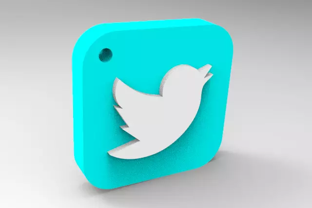 twitter youtube  telegram and whats up logo 3D print model_0