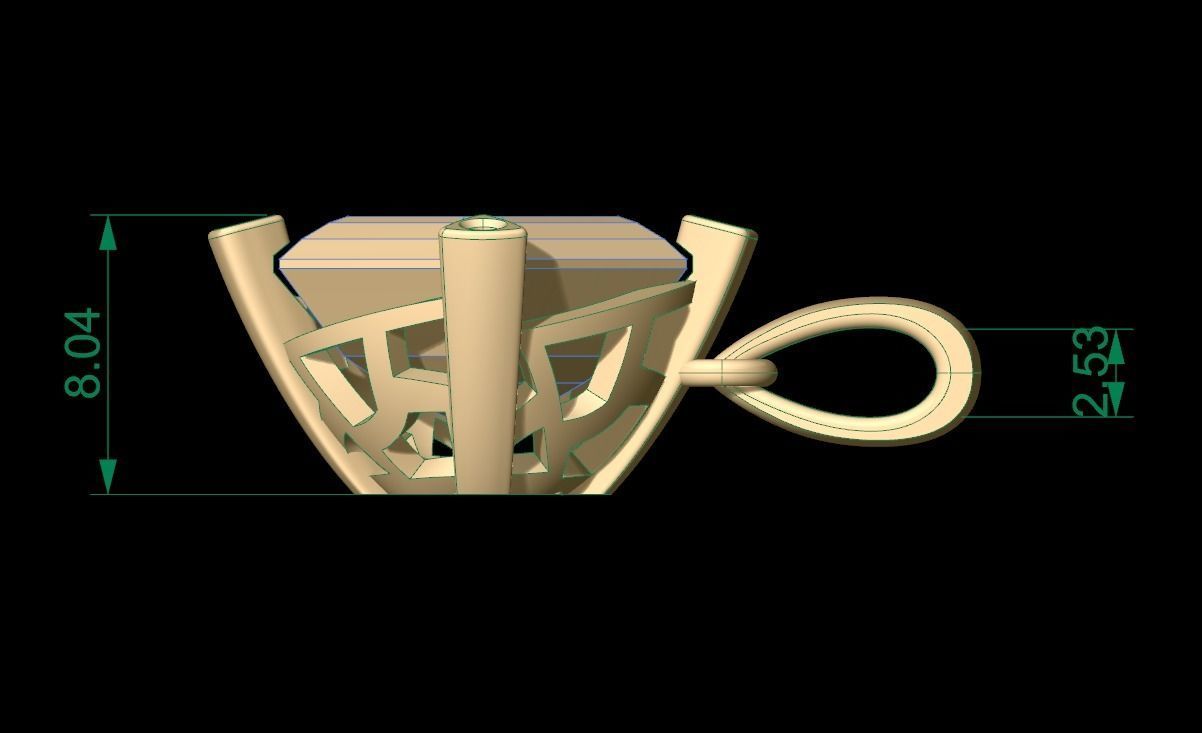 Pendant 101 3D print model_8