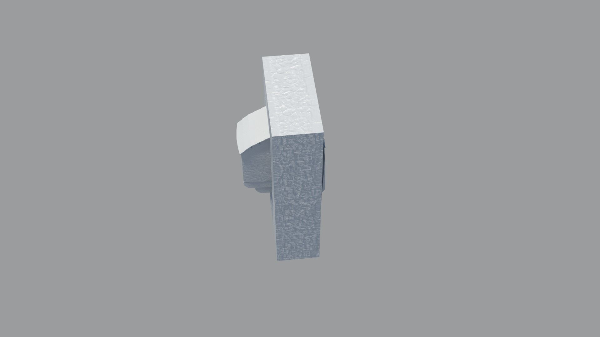 Medieval castle garderobe toilet Low-poly 3D model_15