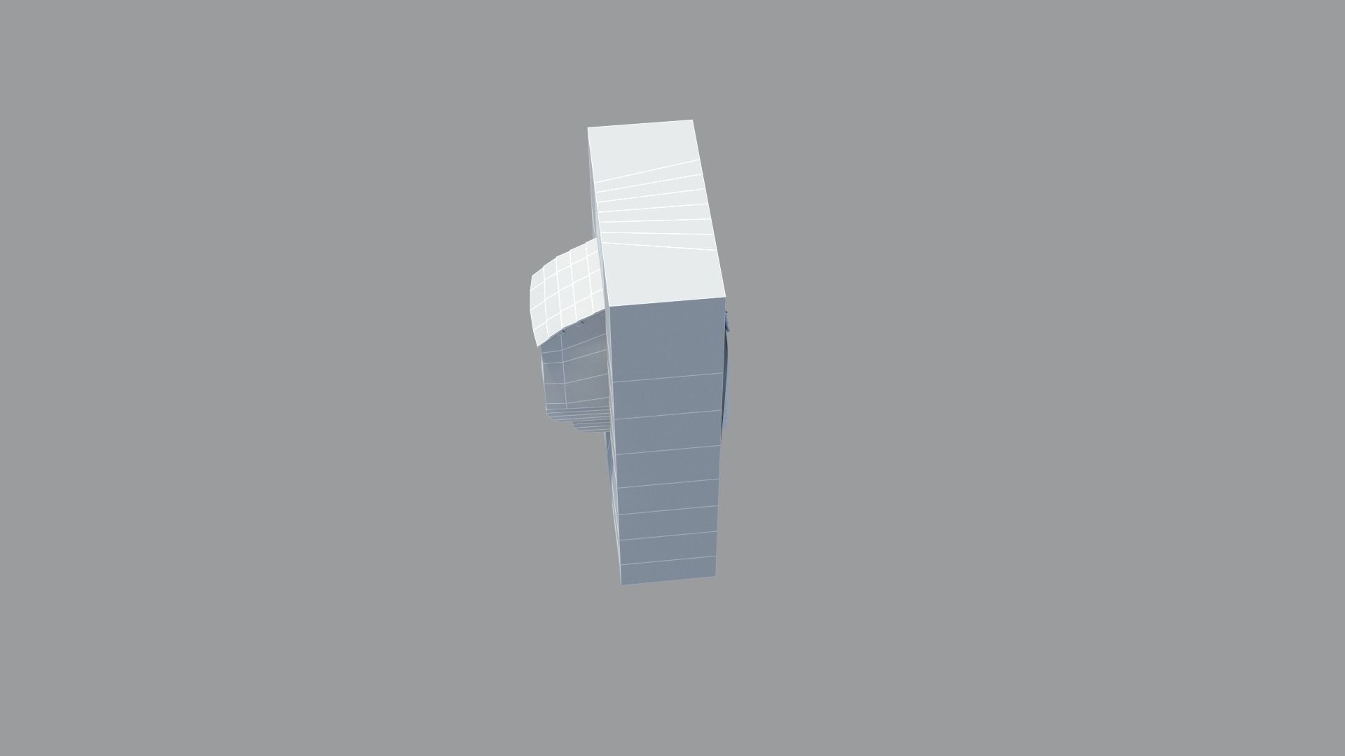 Medieval castle garderobe toilet Low-poly 3D model_12