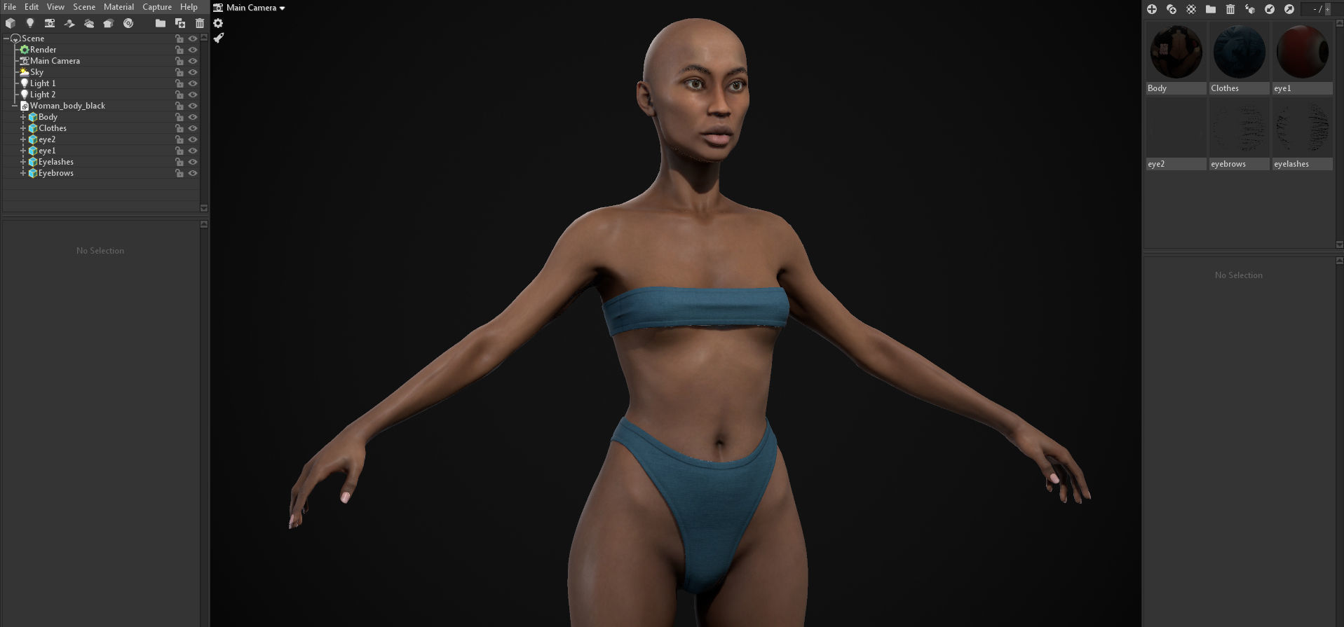 Big women pack 3D Model Collection_167