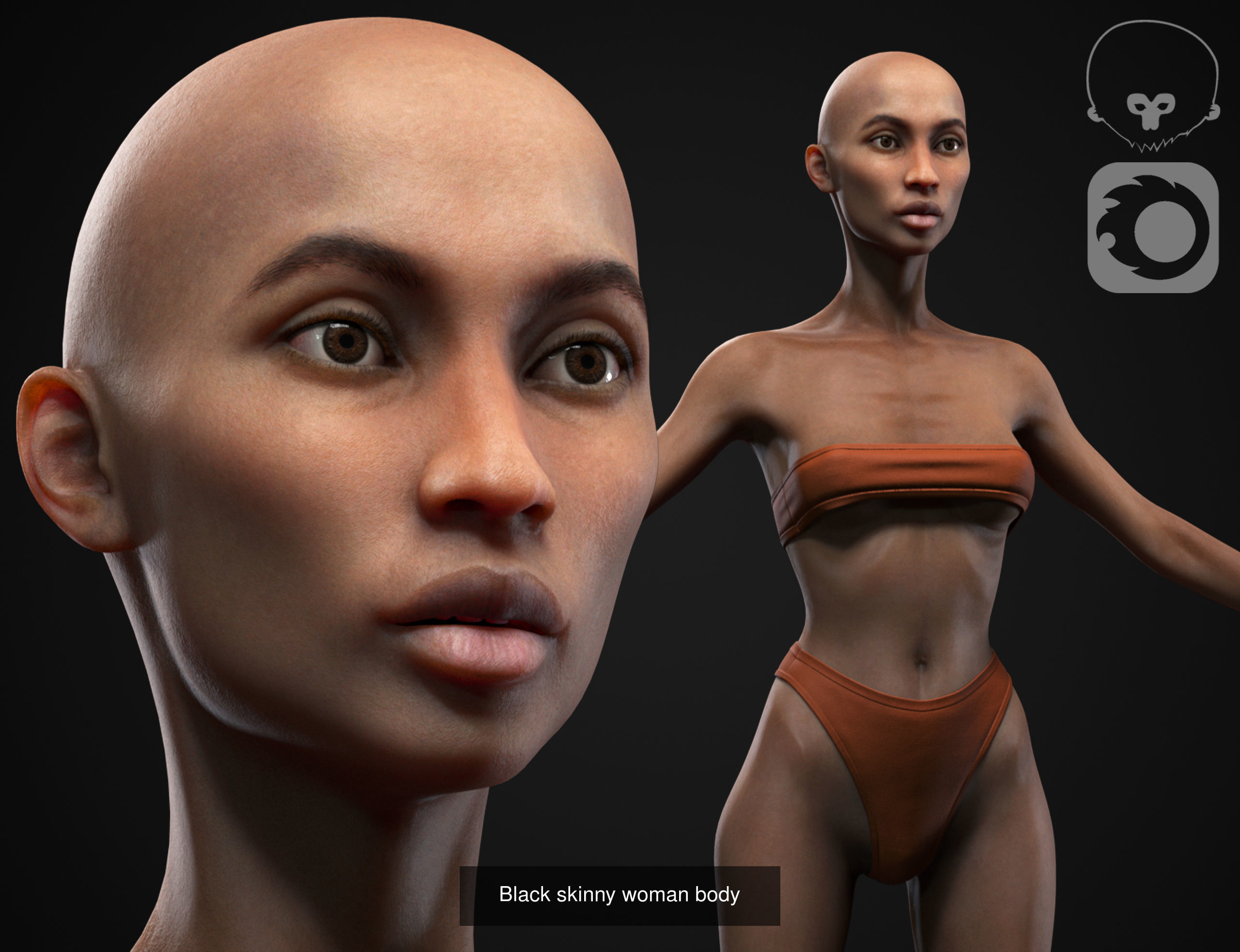 Big women pack 3D Model Collection_2