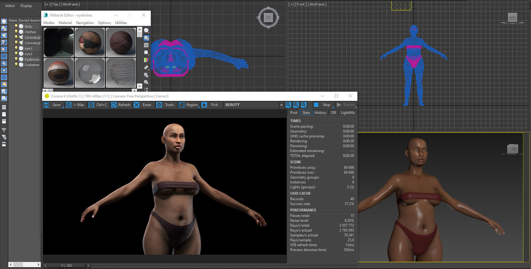 Big women pack 3D Model Collection_113