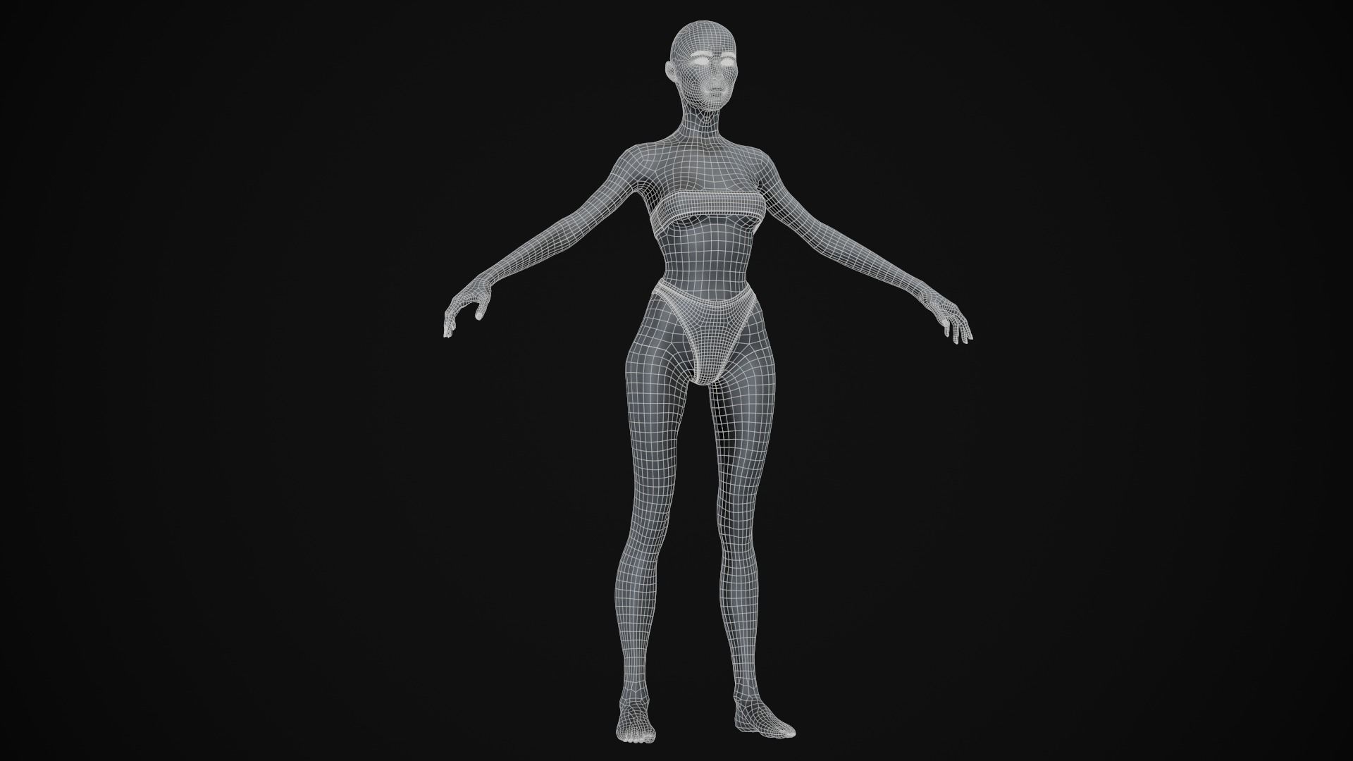 Big women pack 3D Model Collection_26