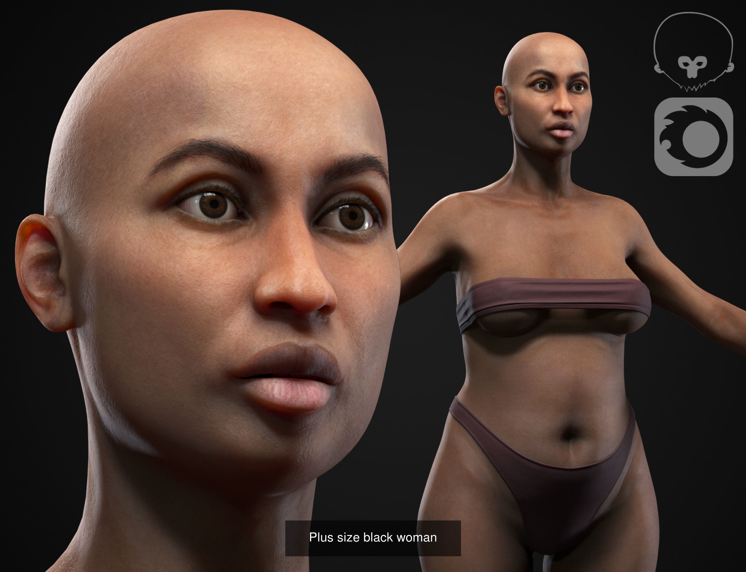 Big women pack 3D Model Collection_4