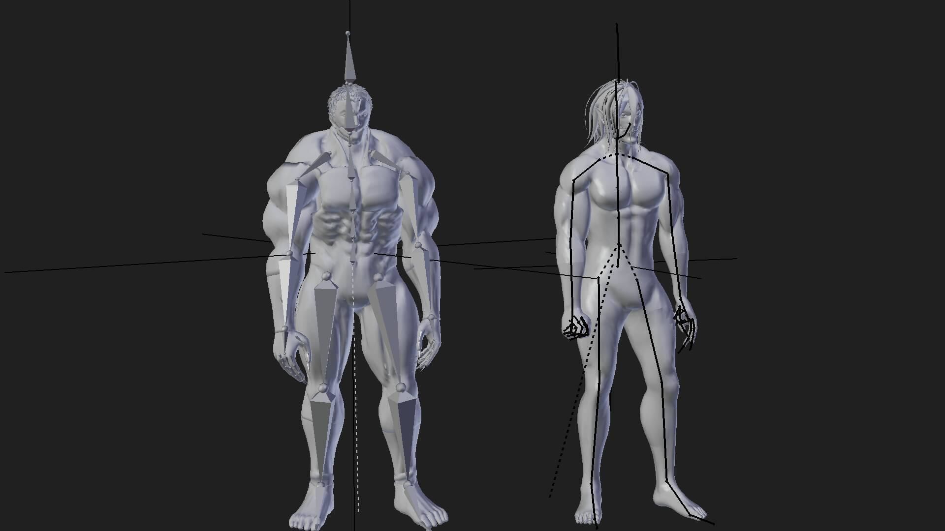 attack on titan  Armored  and colossal titan 3D model_3