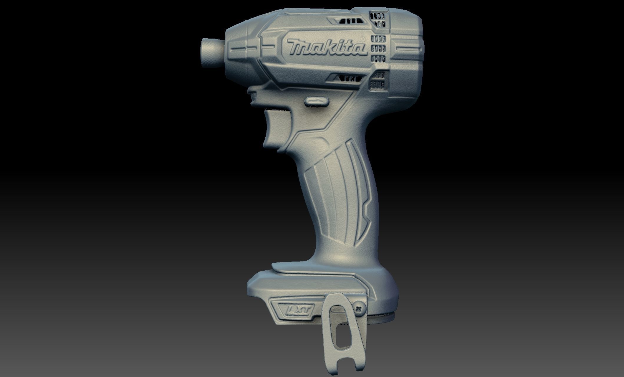 Makita Screw Gun 3D model_2