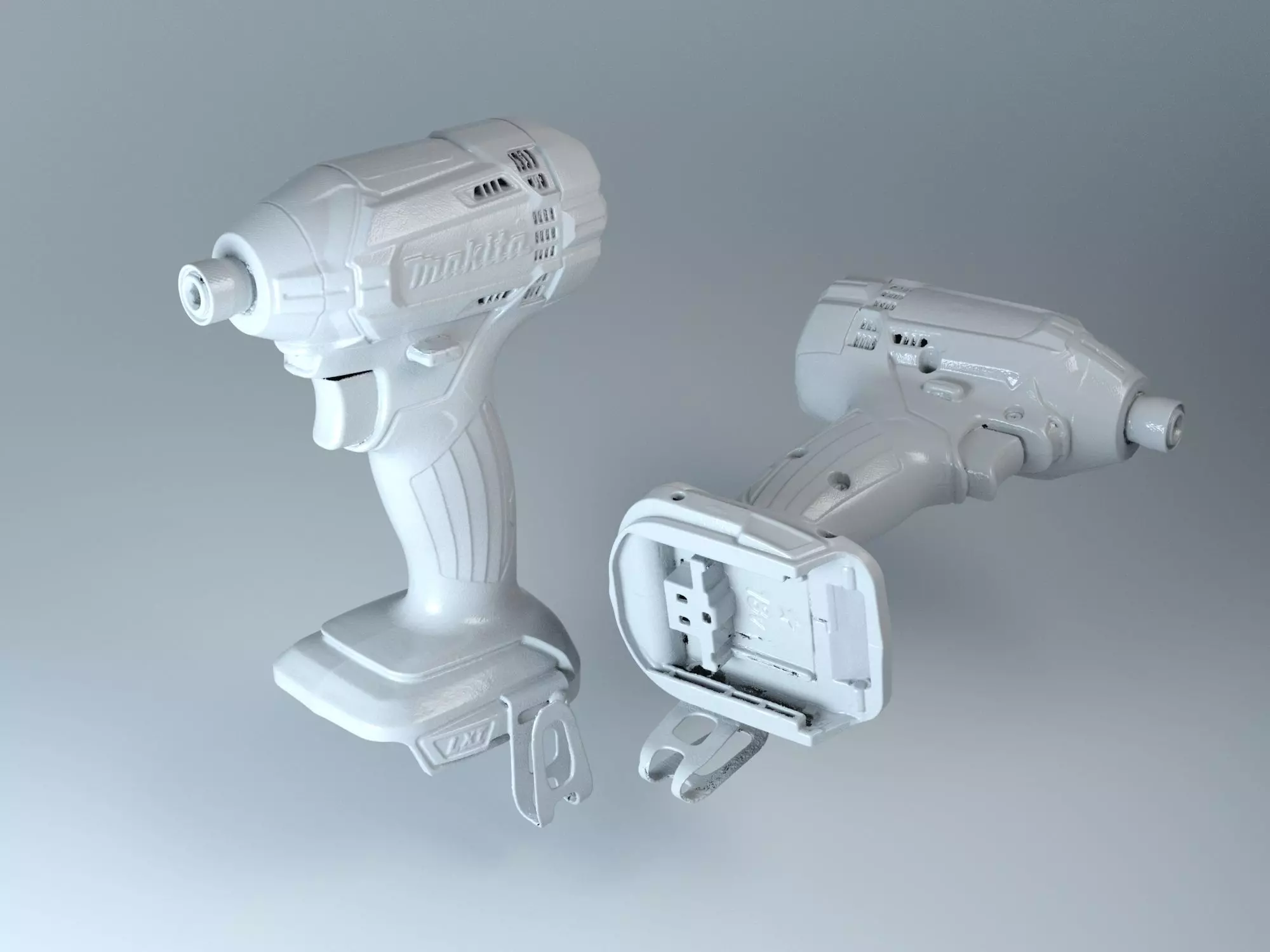 Makita Screw Gun 3D model_0
