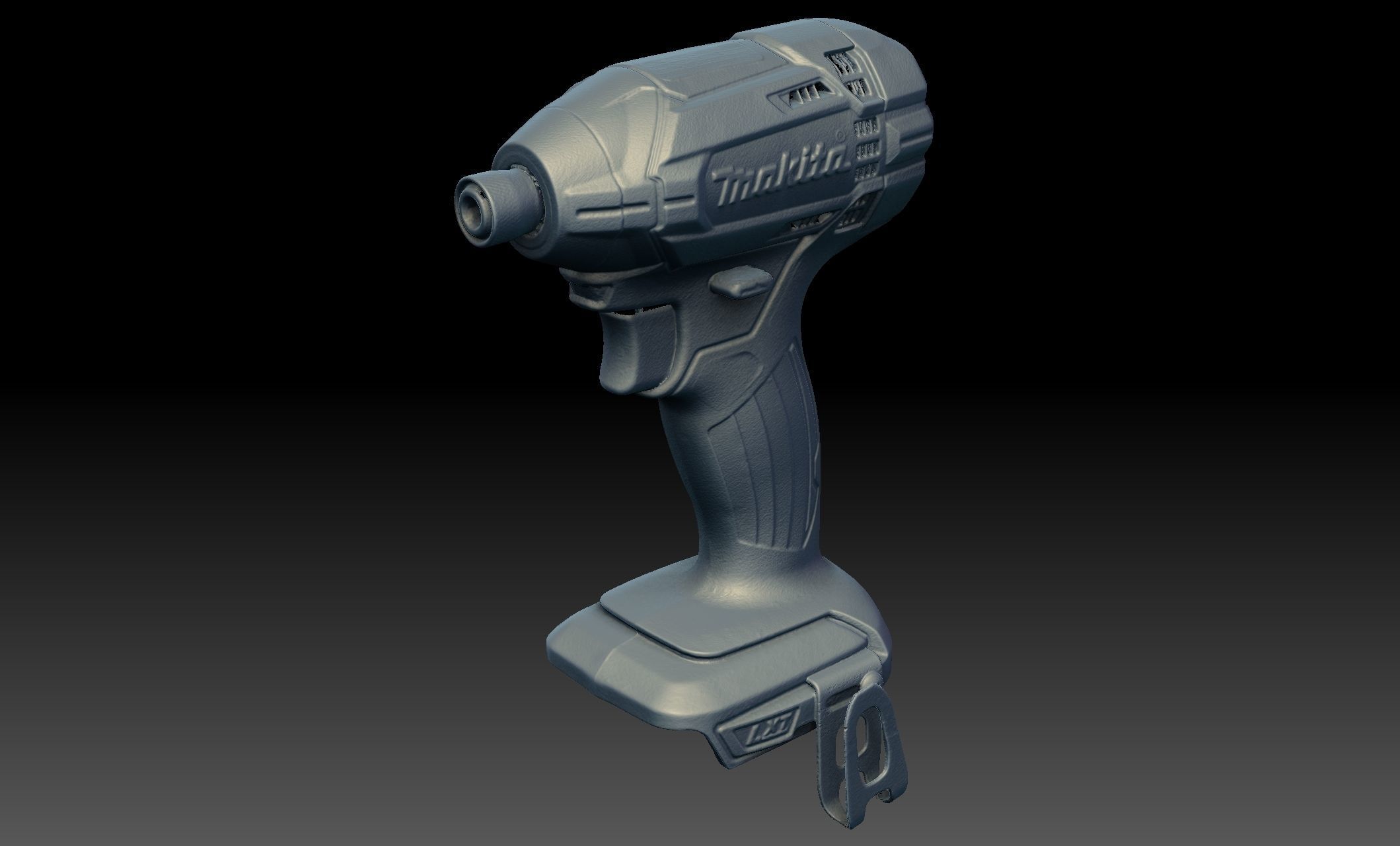 Makita Screw Gun 3D model_1