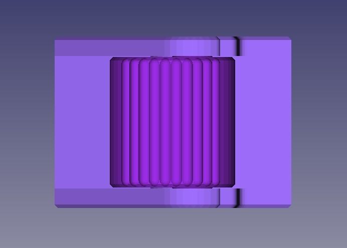 Doorstop teardrop cam-lock 3D print model_8