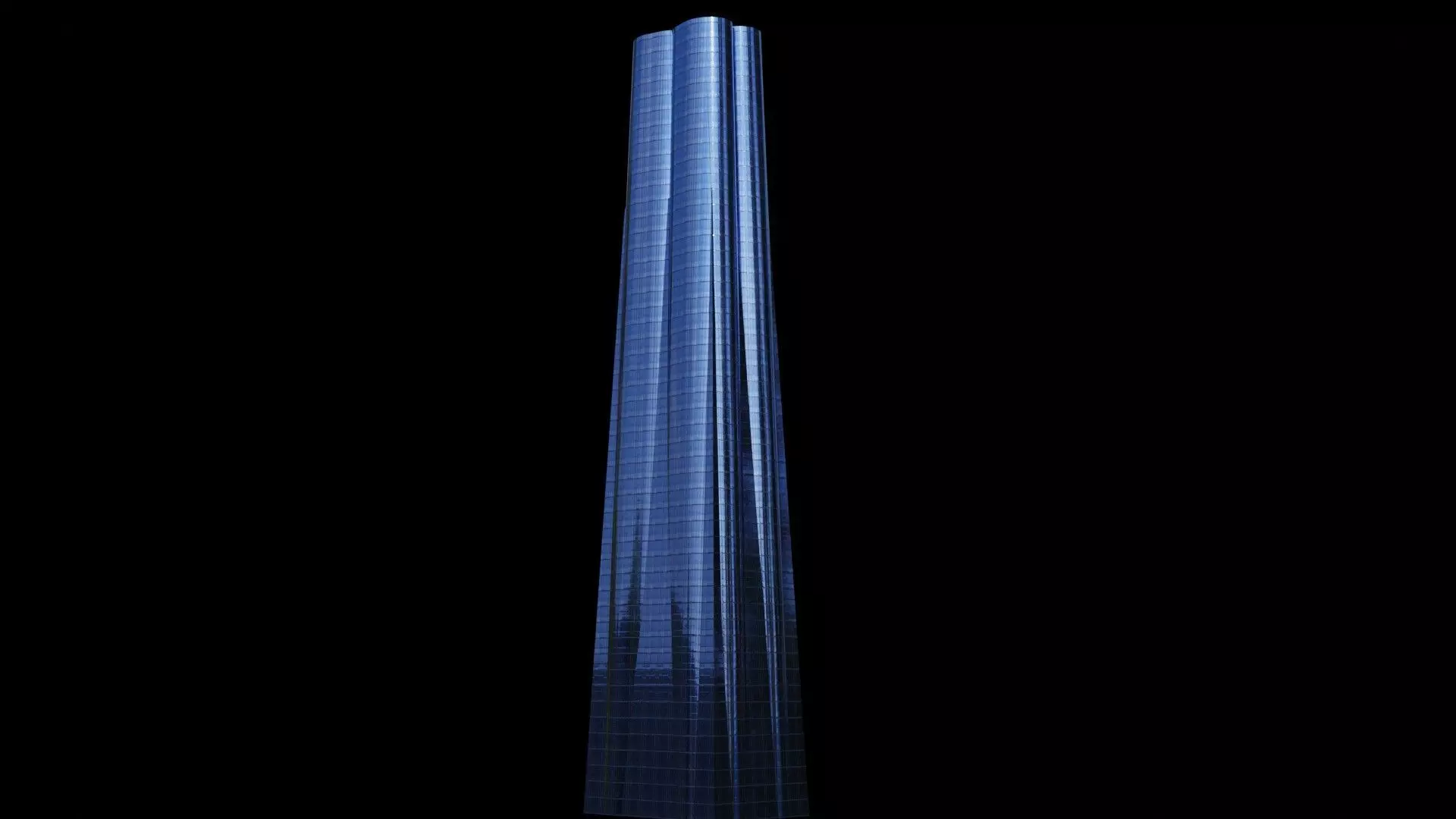 Hudson Yards 15 - NYC Low-poly 3D model_0