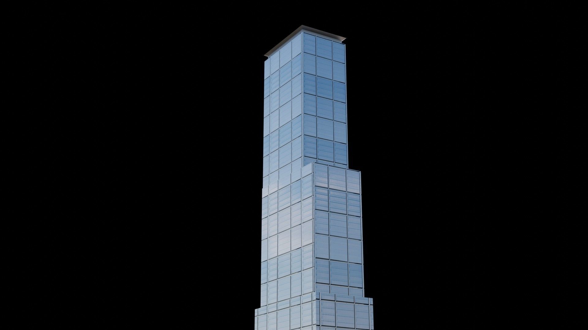 Hudson Yards Pack - All Hudson Yards Towers Low-poly 3D model_25