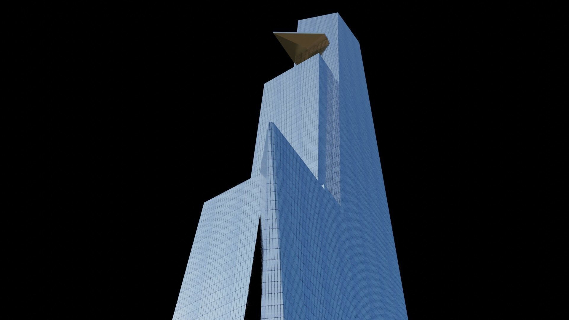Hudson Yards Pack - All Hudson Yards Towers Low-poly 3D model_18
