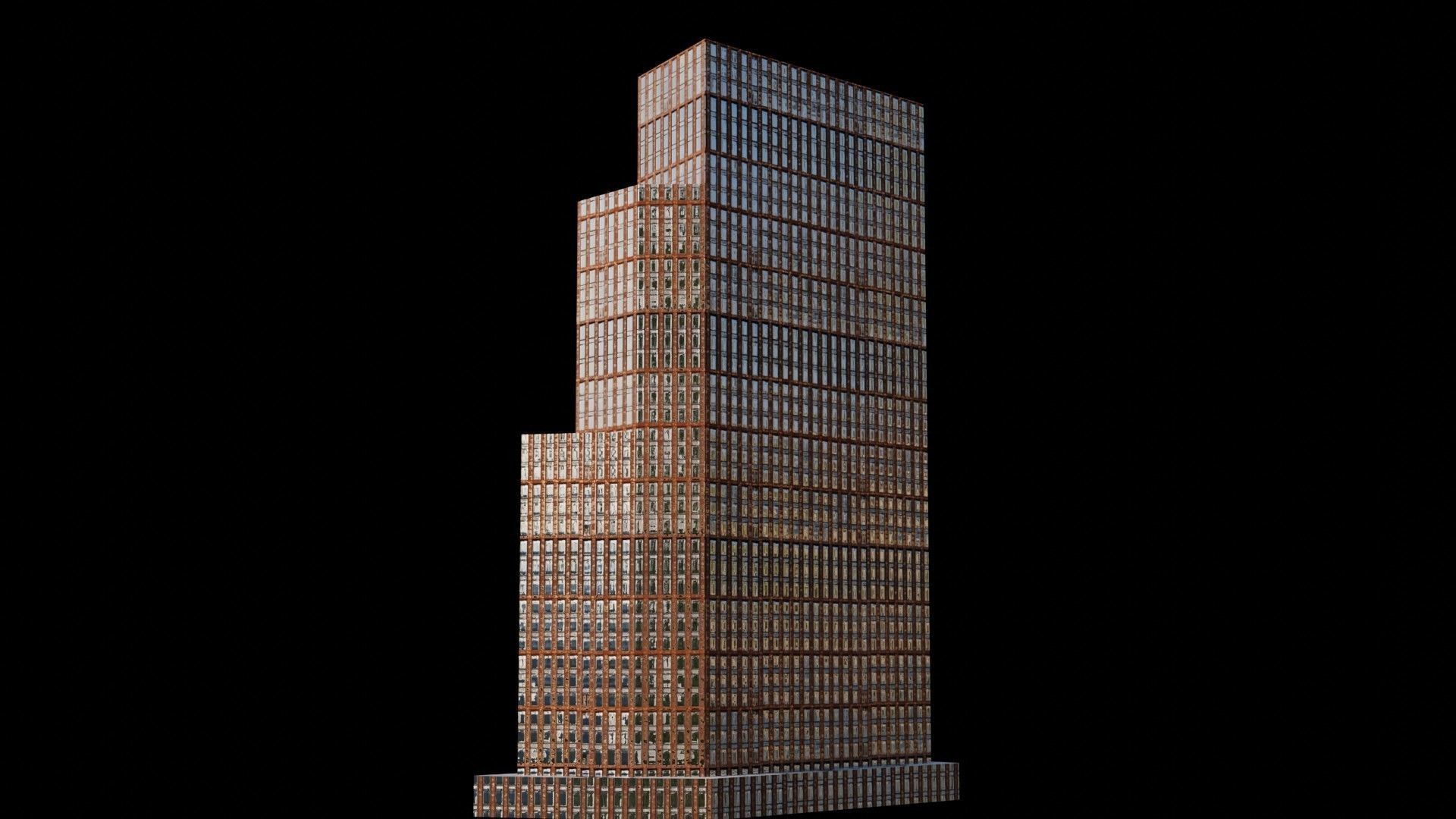 Hudson Yards Pack - All Hudson Yards Towers Low-poly 3D model_32