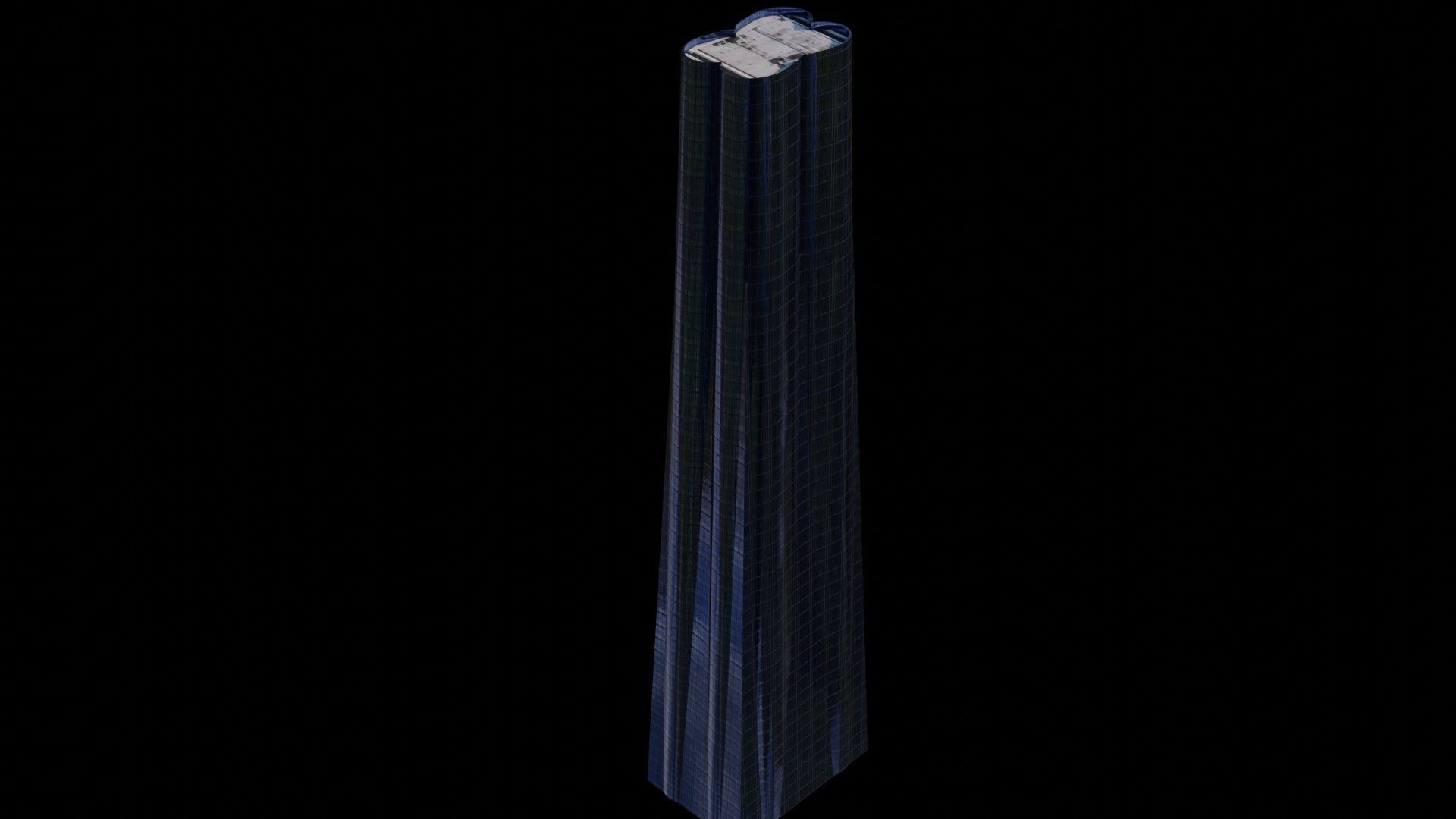 Hudson Yards Pack - All Hudson Yards Towers Low-poly 3D model_14