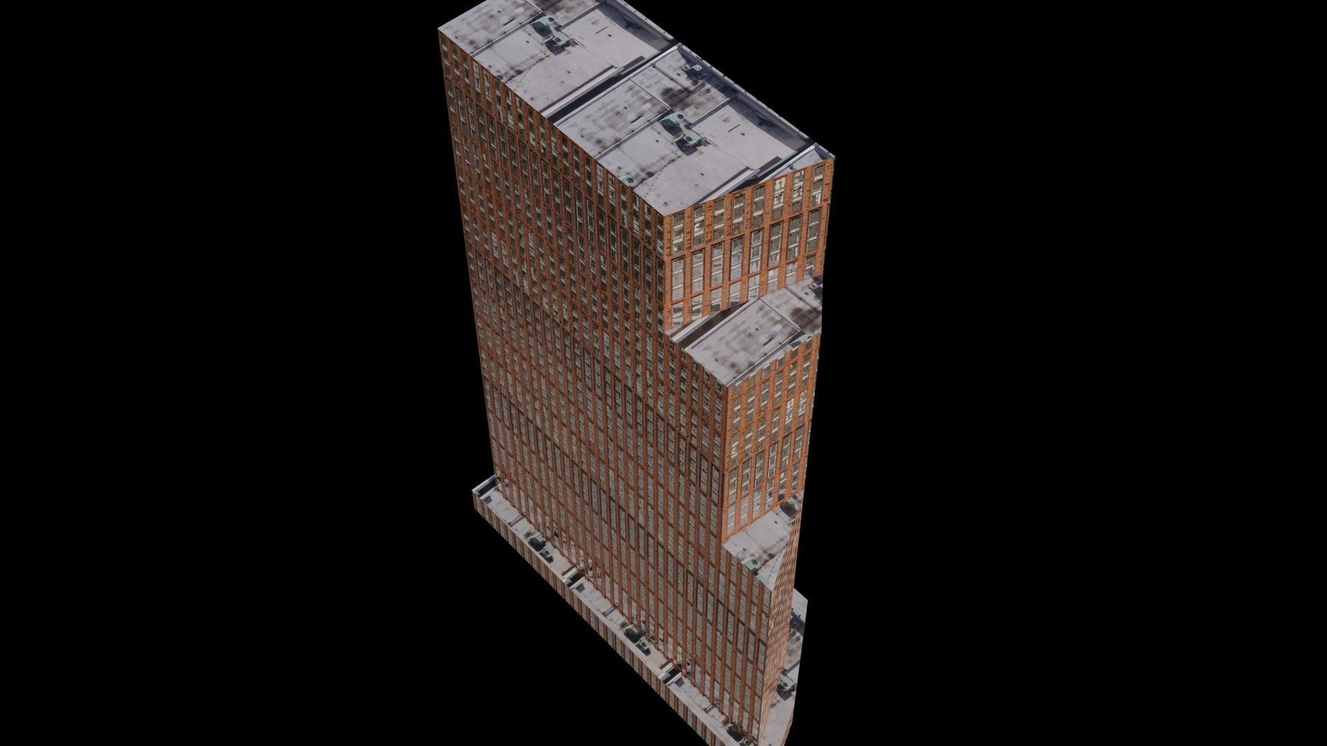 Hudson Yards Pack - All Hudson Yards Towers Low-poly 3D model_34