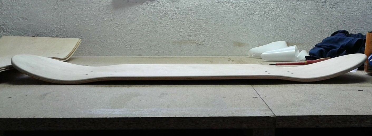 Skateboard mold mellow concave- Ready to be milled 3D model_17