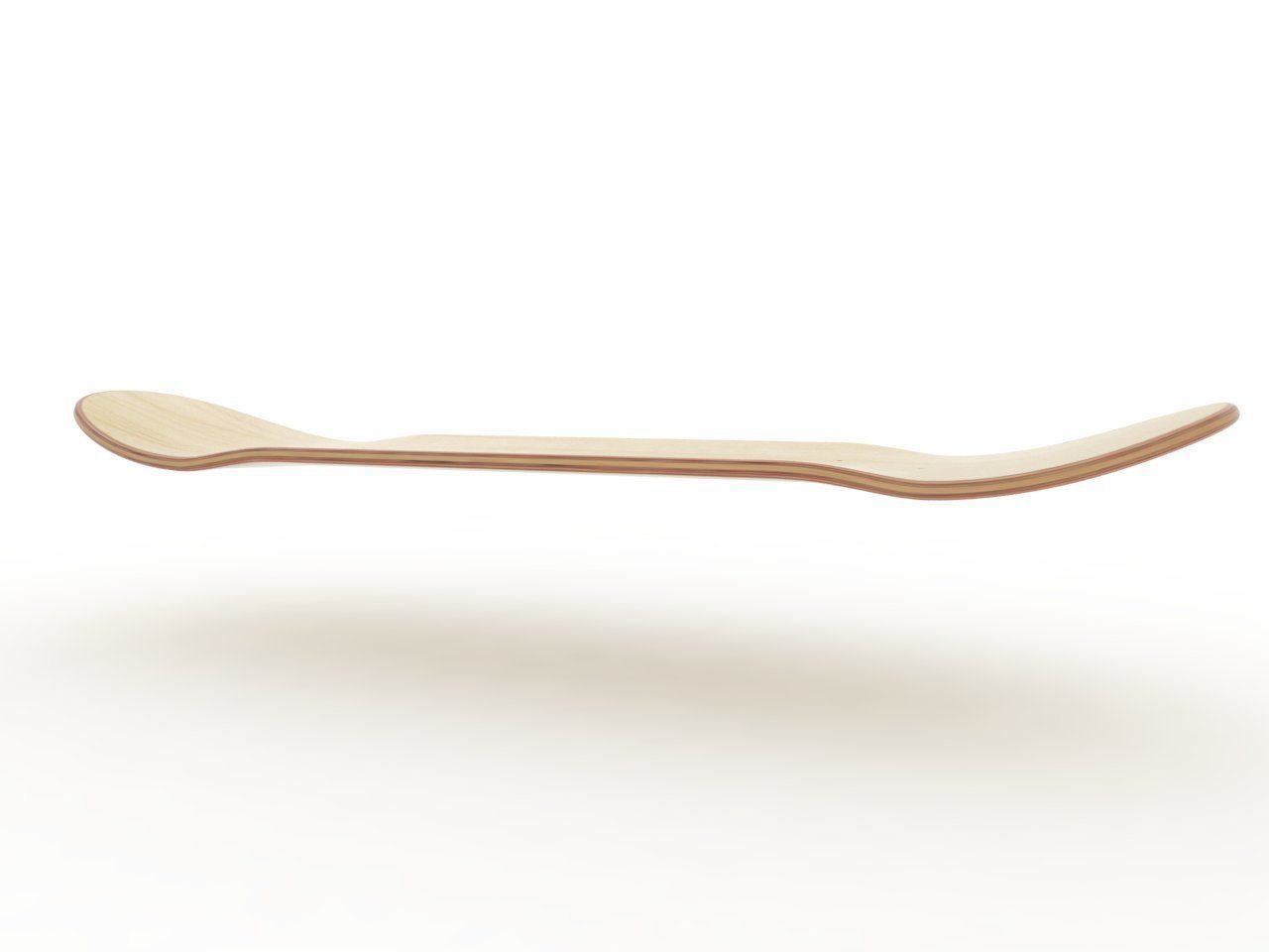 Skateboard mold mellow concave- Ready to be milled 3D model_10