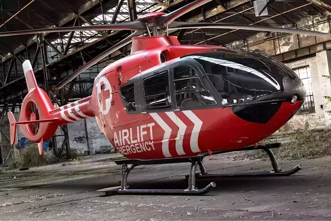 Eurocopter EC-135 3D model