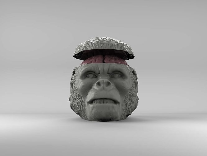 Indiana Jones Temple of Doom Chilled Monkey Brains 3D print model 2