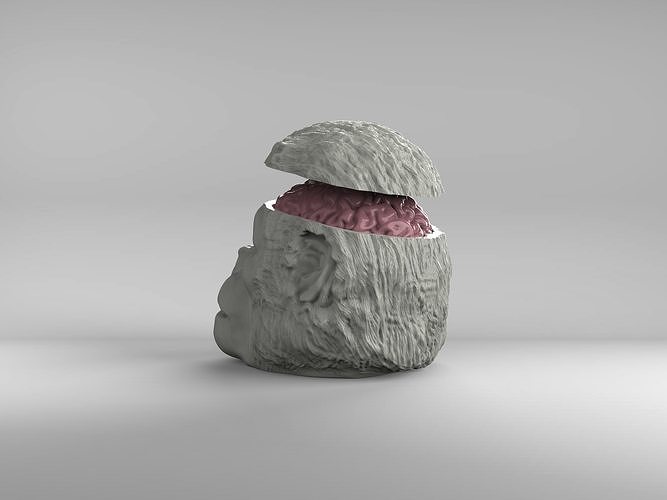 Indiana Jones Temple of Doom Chilled Monkey Brains 3D print model 4