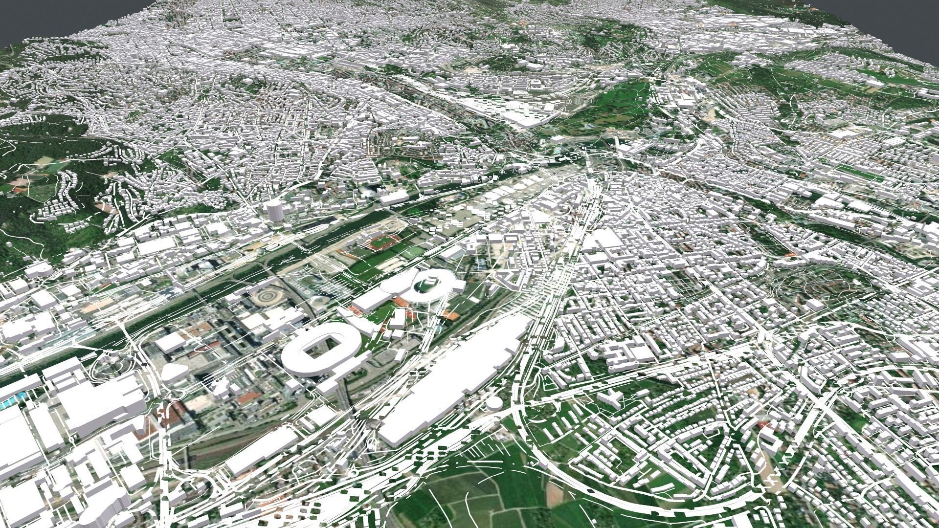 Cityscape Stuttgart Germany 3D model_6