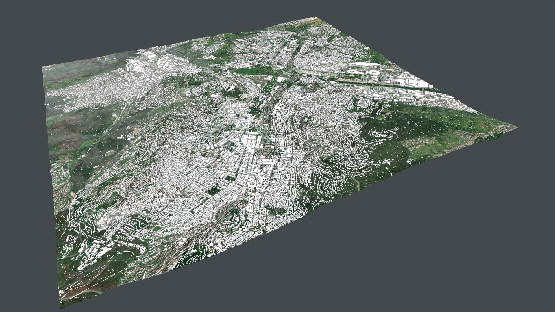 Cityscape Stuttgart Germany 3D model_17
