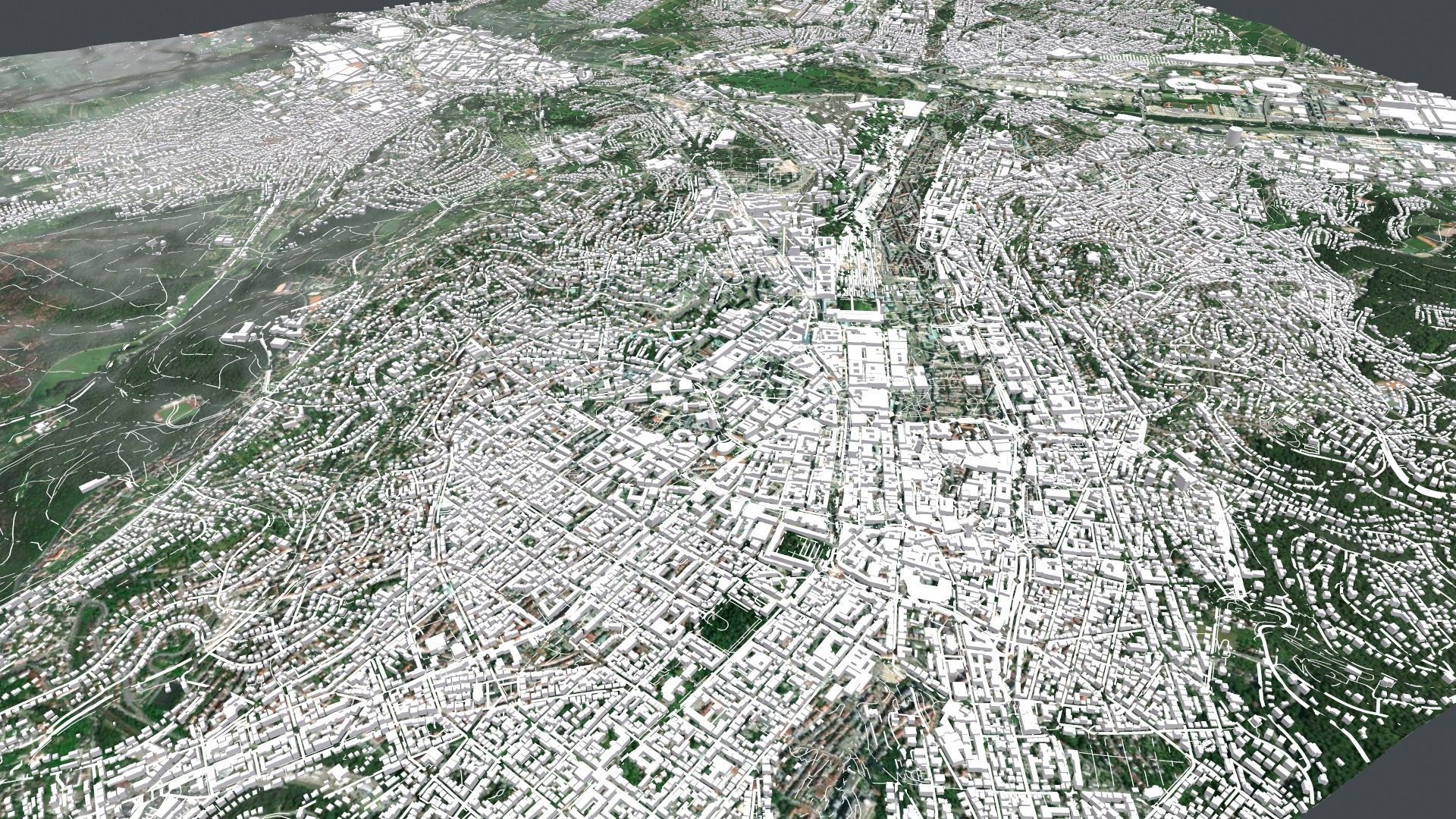 Cityscape Stuttgart Germany 3D model_5