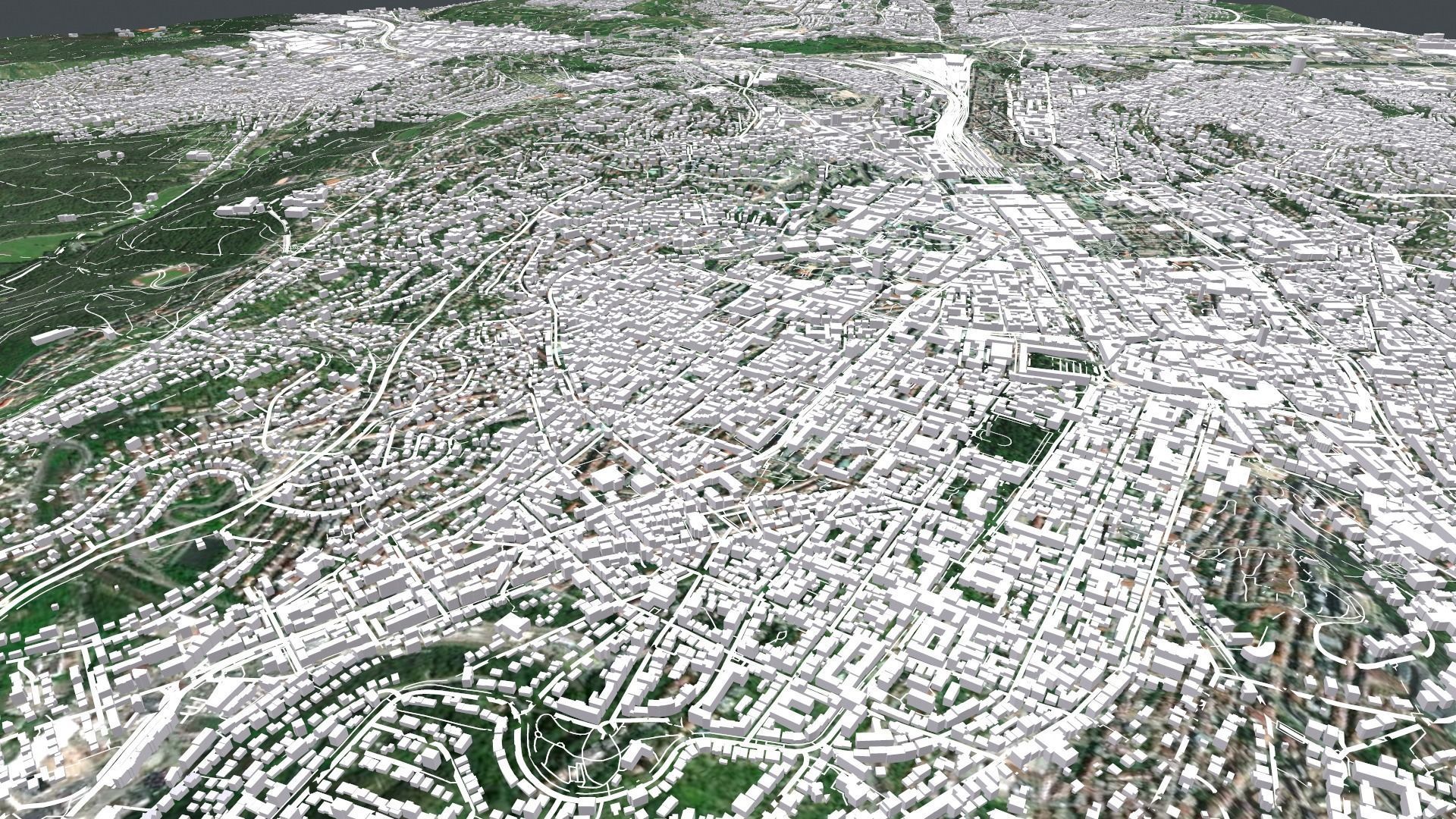 Cityscape Stuttgart Germany 3D model_11