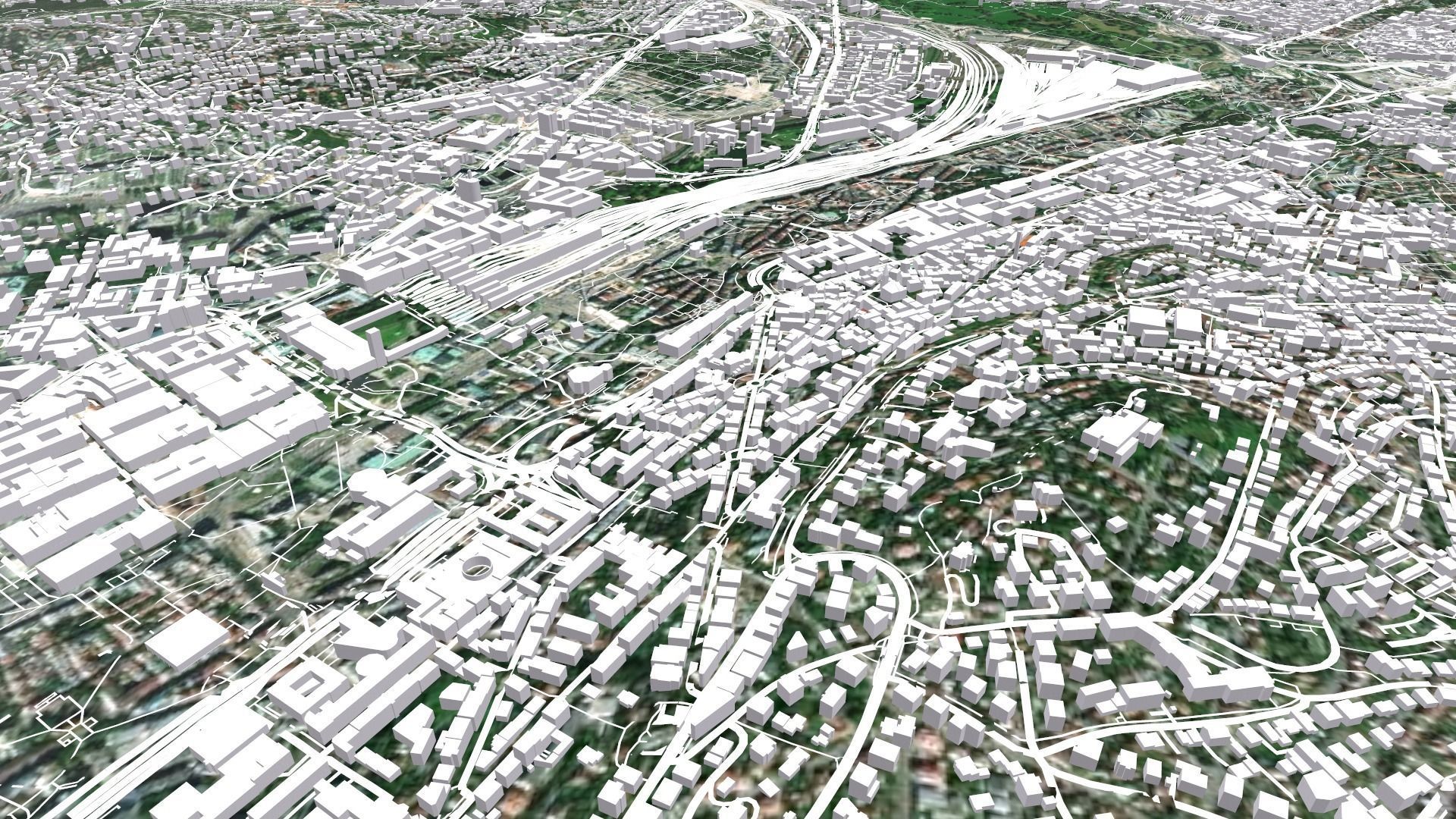 Cityscape Stuttgart Germany 3D model_15