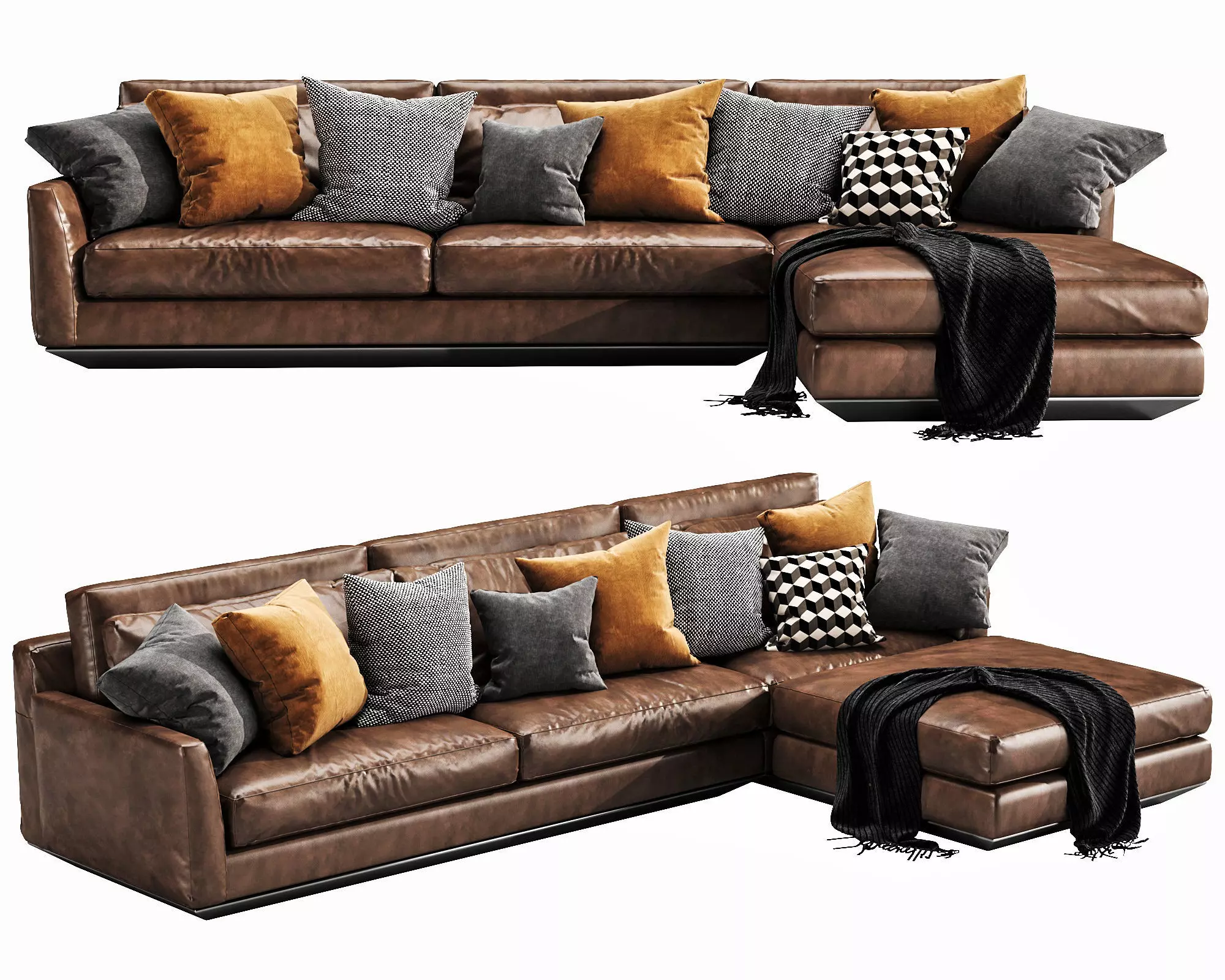 Horm Ellington Chaise Lounge 3D model