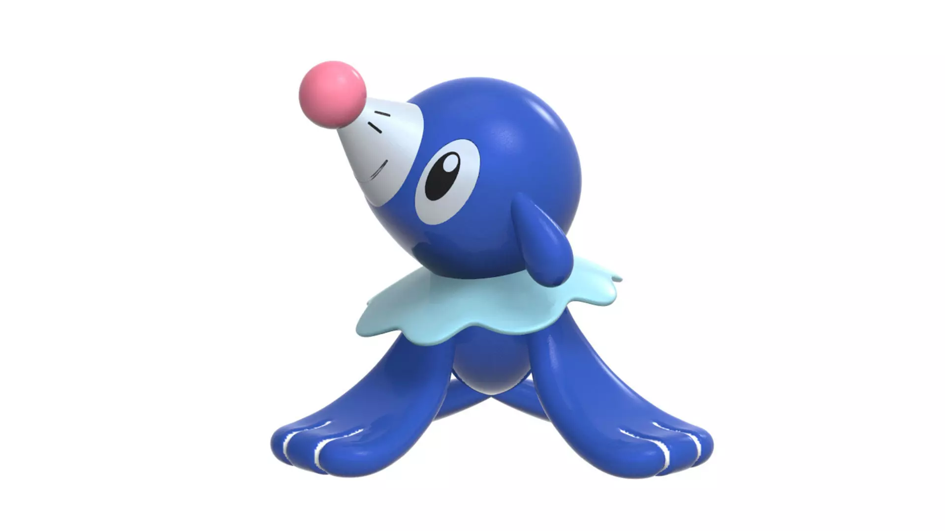 popplio toy with nose 3D print model