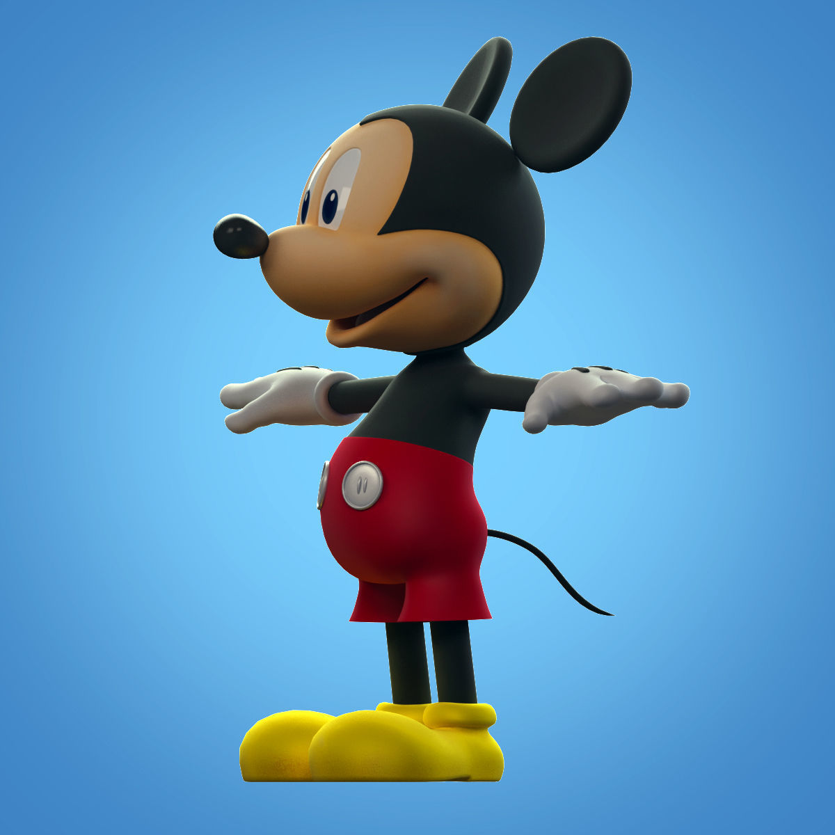 Mickey Mouse 3D model_5
