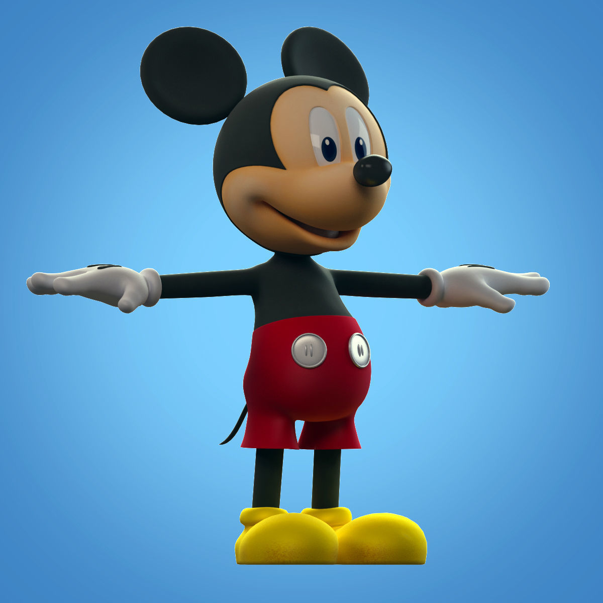 Mickey Mouse 3D model_1