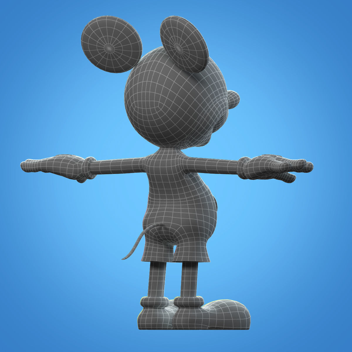 Mickey Mouse 3D model_8