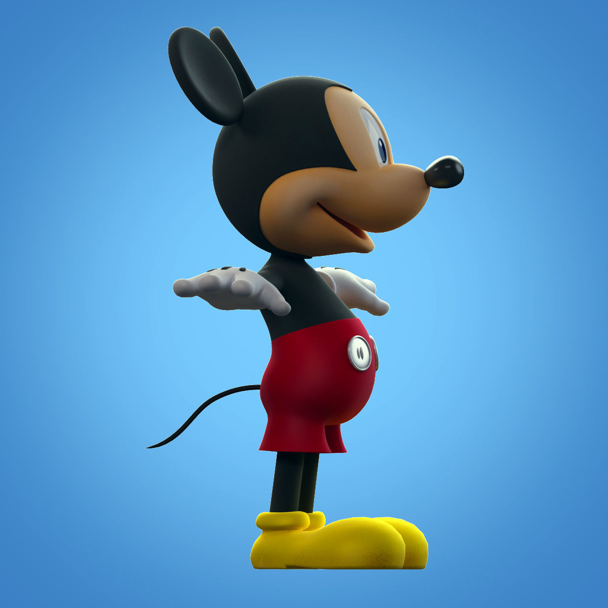 Mickey Mouse 3D model_2