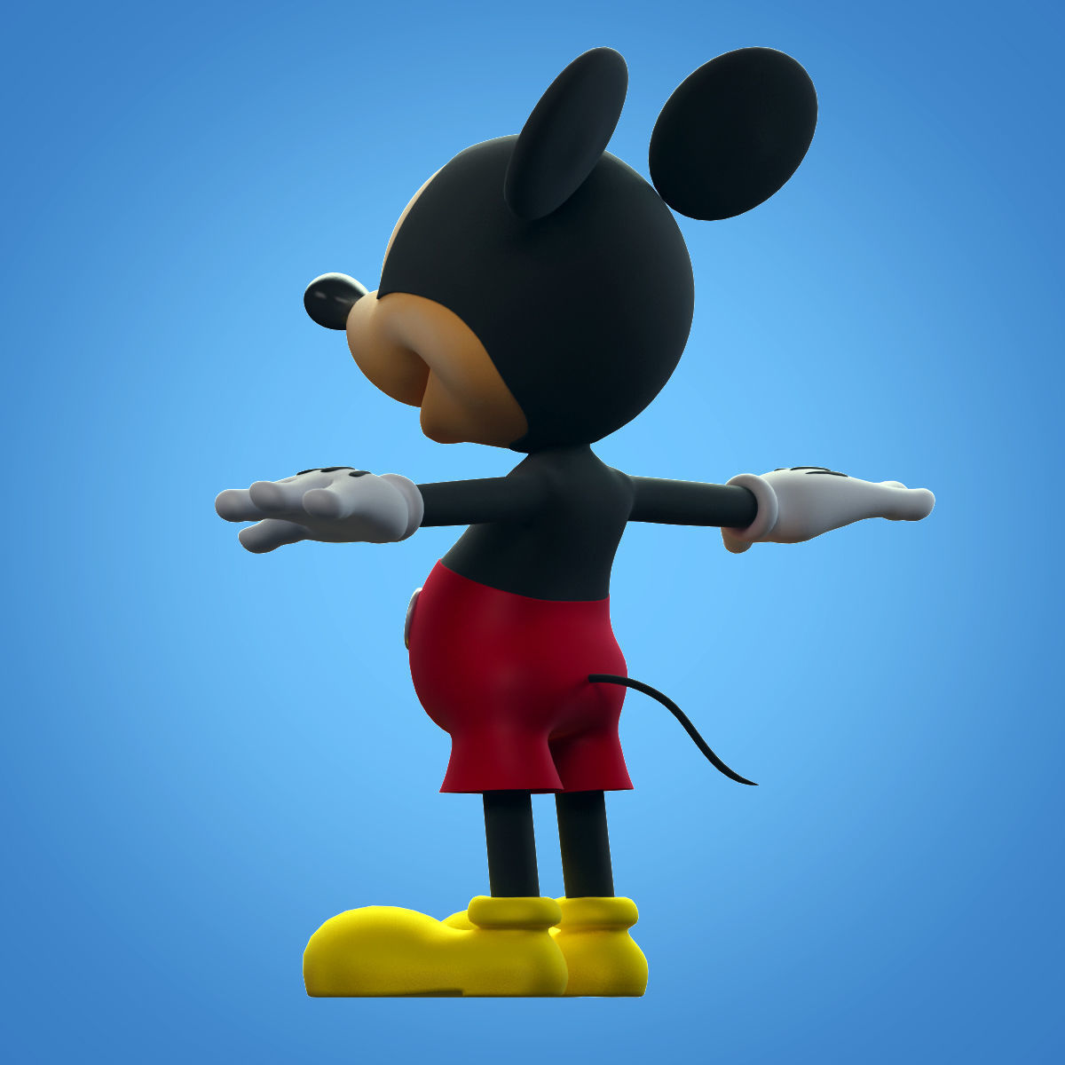 Mickey Mouse 3D model_7