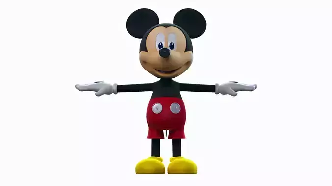 Mickey Mouse 3D model