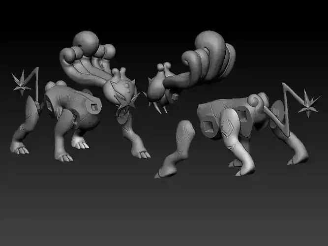 Pokemon - Raikou 3d model