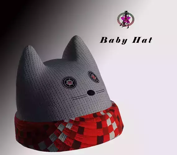 Baby Hat-01 Low-poly 3D model